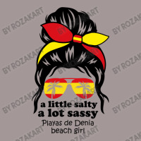 A Lot Sassy Beach Girl   Playas De Denia Beach, Sp Vintage Hoodie | Artistshot