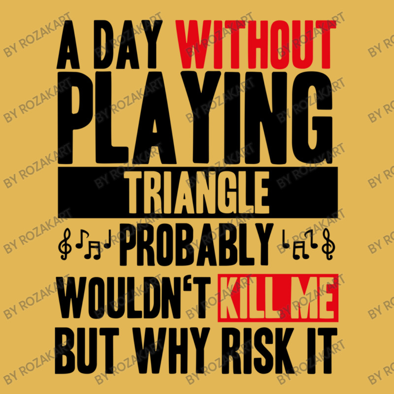 A Day Without Playing Triangle Funny Quote Vintage Hoodie And Short Set | Artistshot