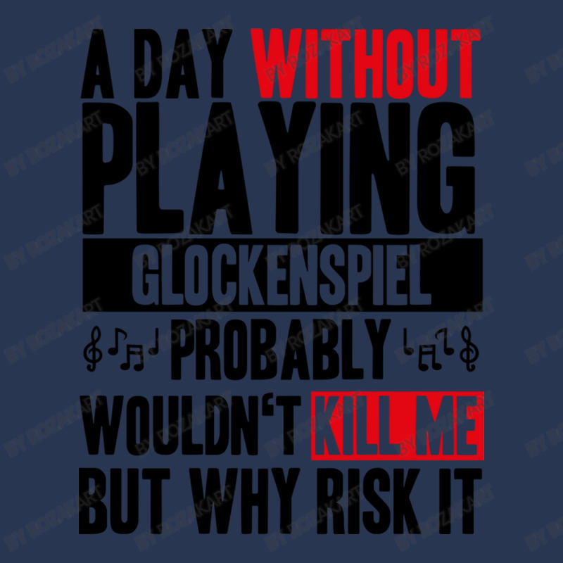 A Day Without Playing Glockenspiel Funny Quote Ladies Denim Jacket by RozakArt | Artistshot