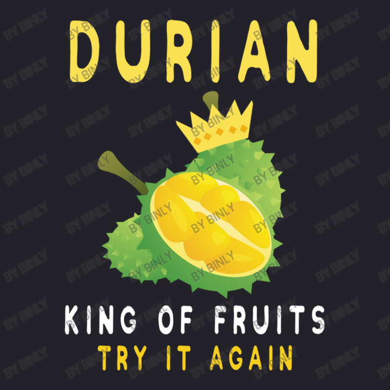 Durian King Of Fruit Try It Again Funny Fruit Love Unisex Sherpa-lined Denim Jacket | Artistshot