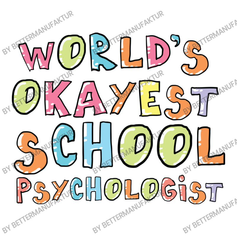 World S Okayest School Psychologist Gift Idea Raglan Crop Top by BetterManufaktur | Artistshot