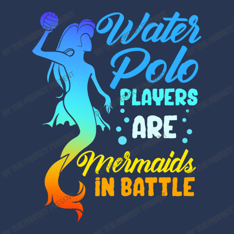 Water Polo Players Are Mermaids In Battle Men Denim Jacket | Artistshot