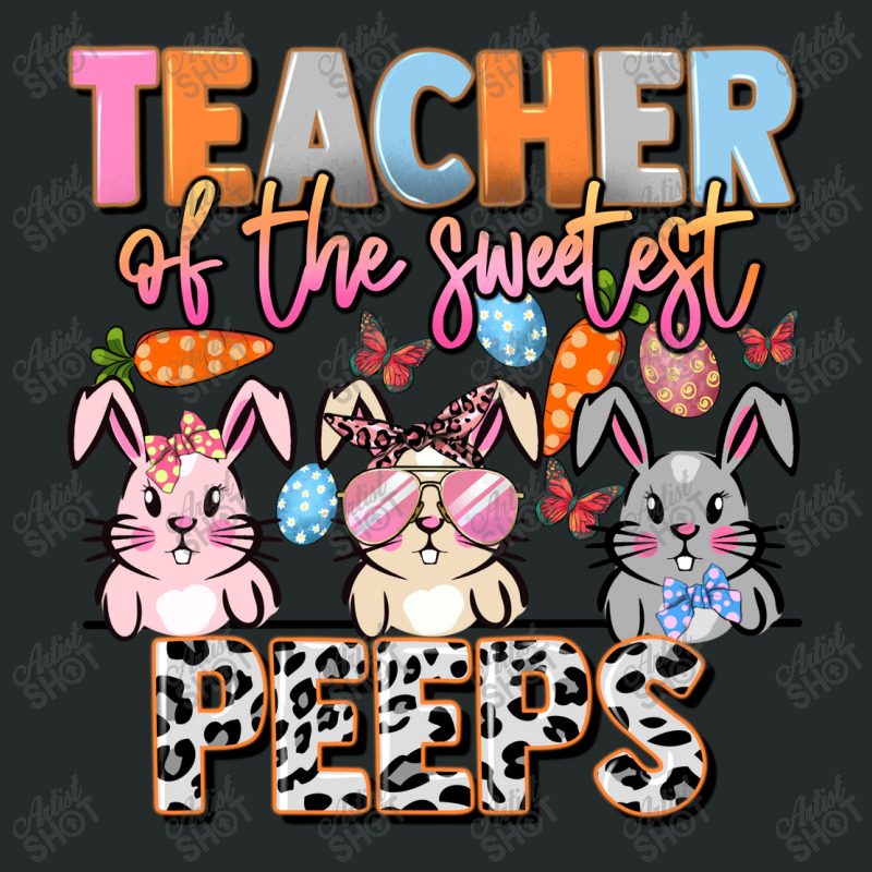 Teacher Of The Sweetest Peeps Women's Triblend Scoop T-shirt | Artistshot