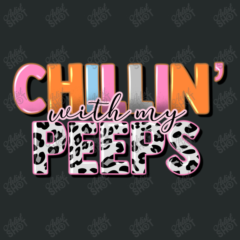 Chillin With My Peeps Women's Triblend Scoop T-shirt | Artistshot