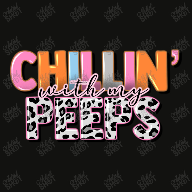 Chillin With My Peeps Scorecard Crop Tee | Artistshot