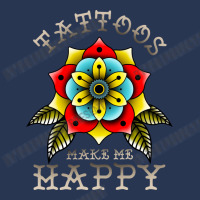 Tattoos Make Me Happy You Artistic Inked Tattooed Men Denim Jacket | Artistshot