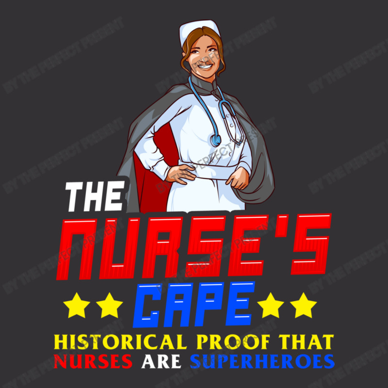 The Nurses Cape Proof That Nurses Are Superheroes Vintage Hoodie And Short Set | Artistshot