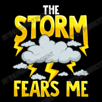 The Storm Fears Me Funny   Brave Meteorology Men's 3/4 Sleeve Pajama Set | Artistshot