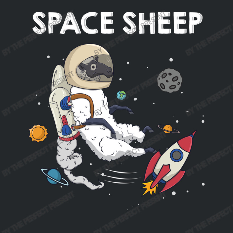 Space Sheep Awesome Astronaut Galaxy Explorer Crewneck Sweatshirt | Artistshot