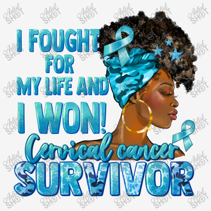 Cervical Cancer Survivor Black Woman Adjustable Cap by afrowomandigitalshop@gmail.com | Artistshot