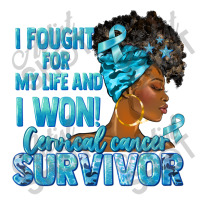 Cervical Cancer Survivor Black Woman Women's V-neck T-shirt | Artistshot