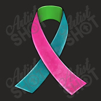 Metastatic Breast Cancer Ribbon Ladies Fitted T-shirt | Artistshot