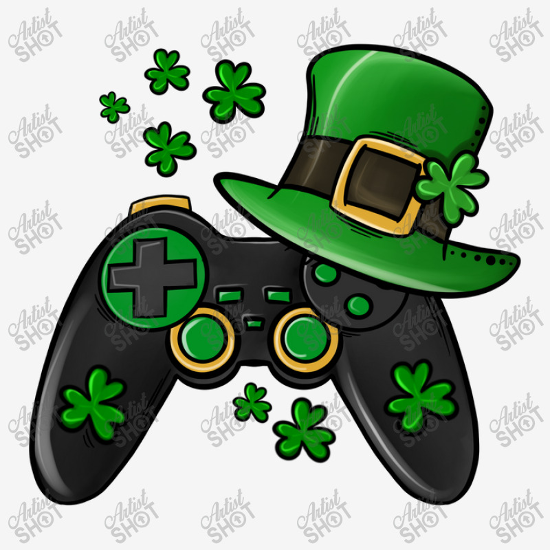 St Patricks Day Gamer Oval Patch | Artistshot