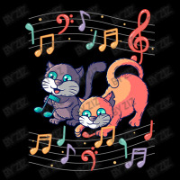 Cute Cat Kitty Playing Music Note Clef Musician Ar Women's V-neck T-shirt | Artistshot