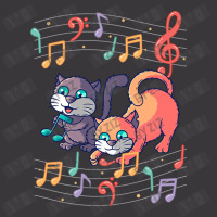 Cute Cat Kitty Playing Music Note Clef Musician Ar Ladies Curvy T-shirt | Artistshot