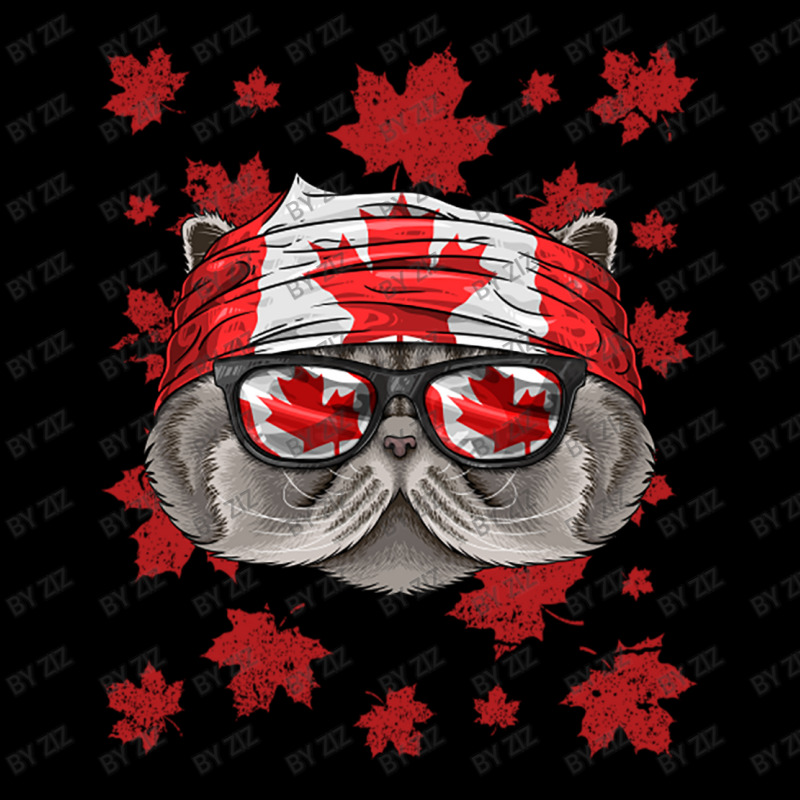 Canadian Persian Cat Patriotic Canada Flag Maple L Cropped Sweater by Ziz | Artistshot