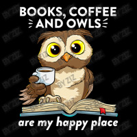 Books Coffee And Owls Teacher Student Reading Gift V-neck Tee | Artistshot