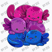 Bisexual Axolotl Pile Bi Pride Flag Lgbtq Gay Prid T-shirt | Artistshot