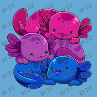 Bisexual Axolotl Pile Bi Pride Flag Lgbtq Gay Prid Basic T-shirt | Artistshot