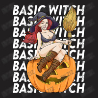 Basic Witch Halloween Costume Funny Sarcastic T-shirt | Artistshot