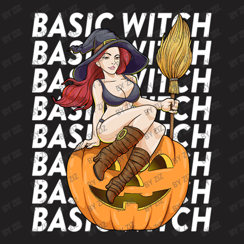 Basic Witch Halloween Costume Funny Sarcastic T-shirt | Artistshot