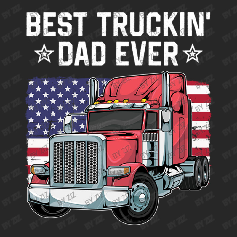 Best Truckin Dad Ever Big Rig Trucker Father S Day Men's T-shirt Pajama Set | Artistshot