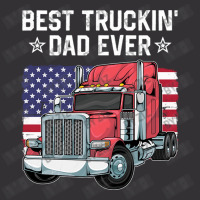 Best Truckin Dad Ever Big Rig Trucker Father S Day Vintage Hoodie | Artistshot