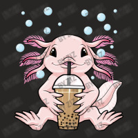 Axolotl Bubble Tea Kawaii Axolotl Milk Tea Boba Te Ladies Fitted T-shirt | Artistshot