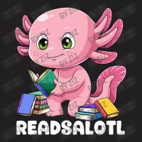 Axolotl Book Reading Bookworm Readsalotl Mexican S T-shirt | Artistshot