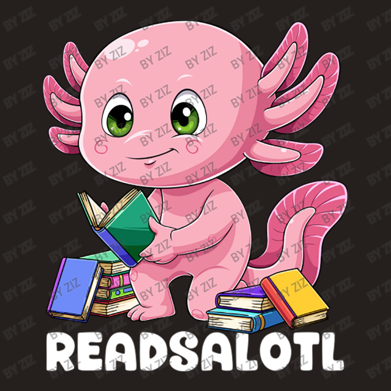 Axolotl Book Reading Bookworm Readsalotl Mexican S Tank Top | Artistshot