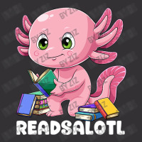 Axolotl Book Reading Bookworm Readsalotl Mexican S Vintage Hoodie | Artistshot