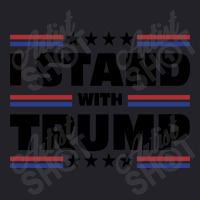 I Stand With Trump Unisex Sherpa-lined Denim Jacket | Artistshot