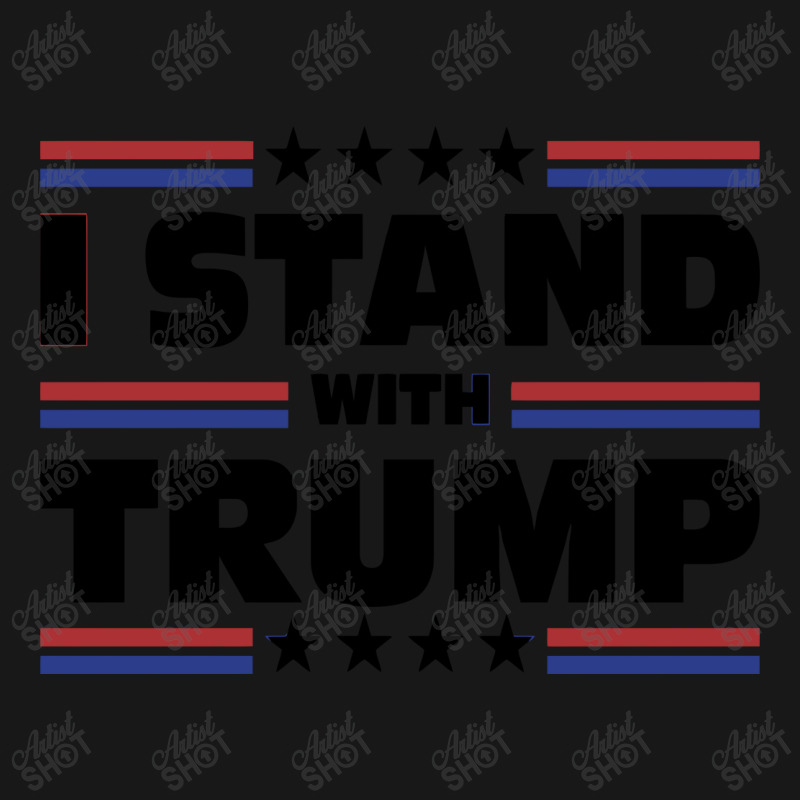 I Stand With Trump Flannel Shirt | Artistshot