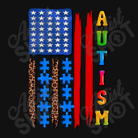 Autism American Flag License Plate | Artistshot