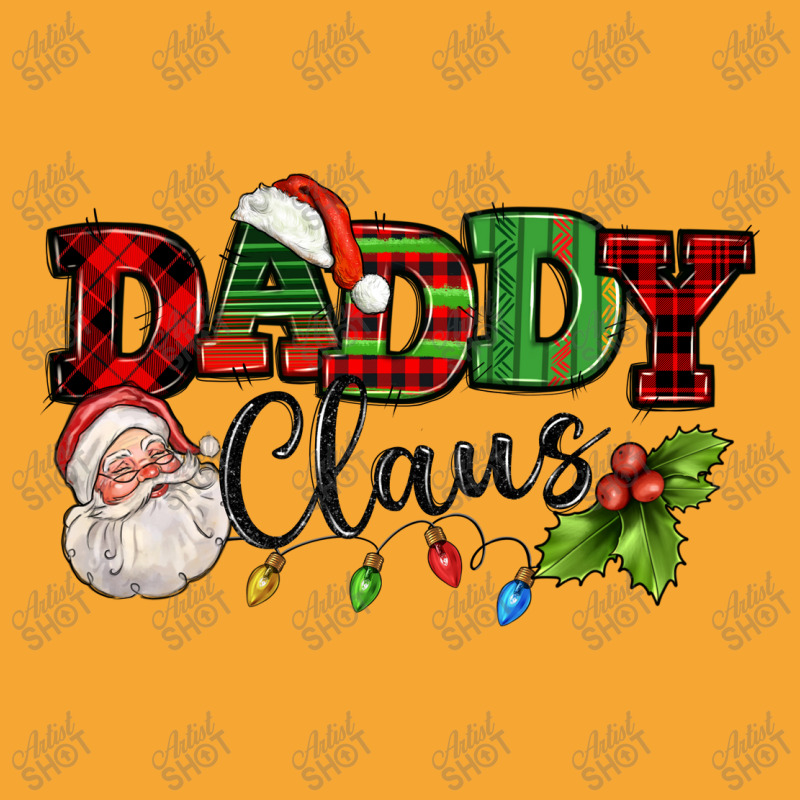 Daddy Claus Santa Christmas Lights And Holly Basic T-shirt by NancyCooperArtShop | Artistshot