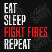 Eat. Sleep. Fight Fires. Repeat Baby Beanies | Artistshot