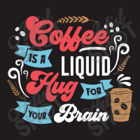 Coffee Is A Liquid Hug For Your Brain Waist Apron | Artistshot