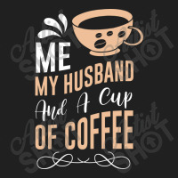 Me My Husband And A Cup Of Coffee Drawstring Bags | Artistshot