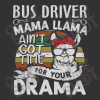 Bus Driver Mama Llama Ain't Got Time For You Drama Vintage Short | Artistshot