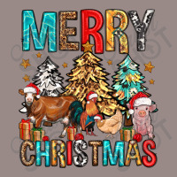 Merry Christmas Trees Farm Animals Vintage T-shirt | Artistshot