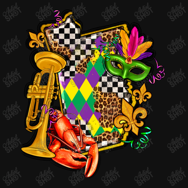 Mississippi Map Mardi Gras Full Set Car Mats | Artistshot