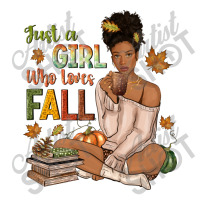 Just A Girl Who Loves Fall Afro Woman Men's T-shirt Pajama Set | Artistshot