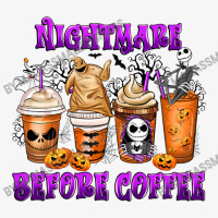 Nightmare Before Coffee Cups Ladies Fitted T-shirt | Artistshot