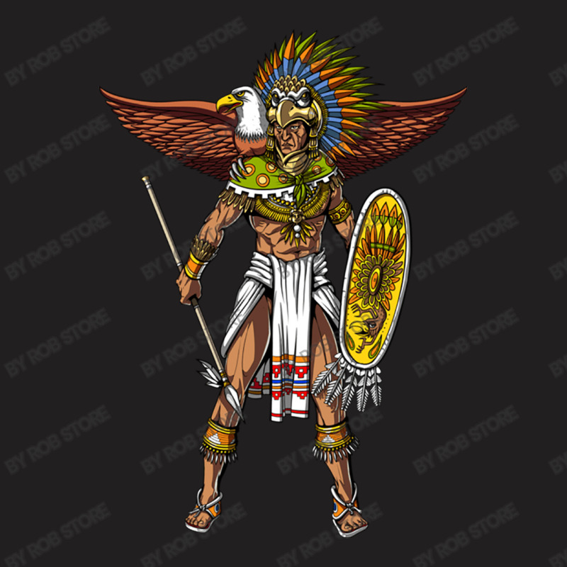 Aztec Eagle Warrior Native Mexican Indian T-shirt | Artistshot