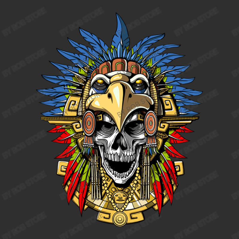 Aztec Skull Eagle Warrior Mask Adjustable Cap - Leatherette Patch | Artistshot