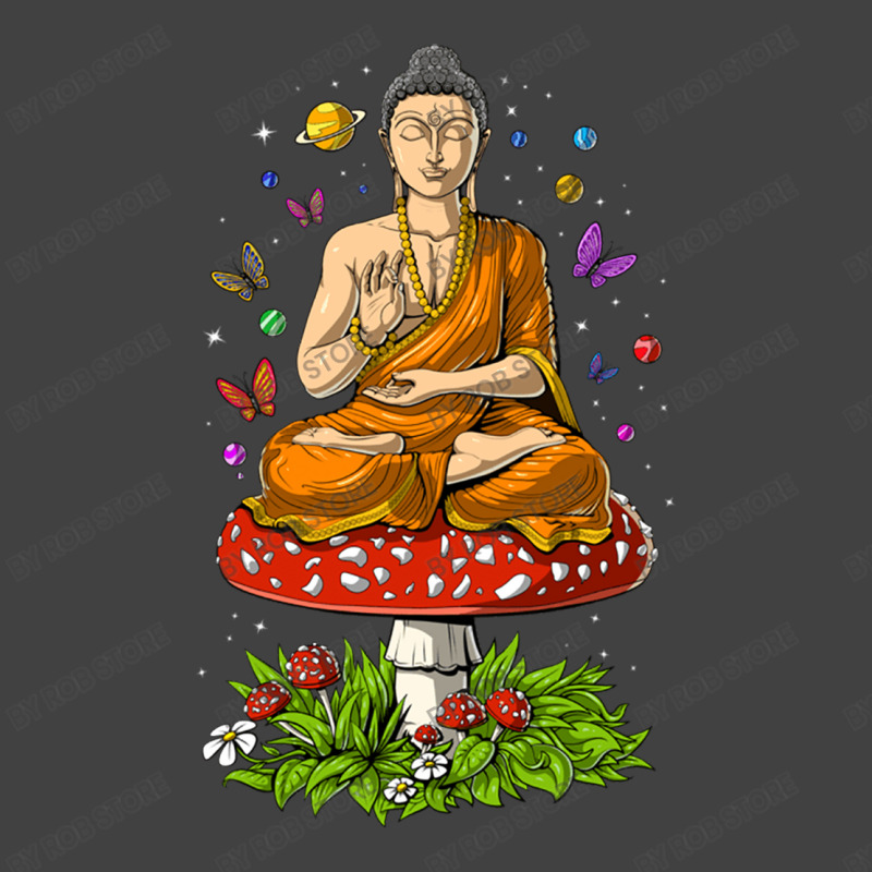 Buddha Magic Mushrooms Meditation Vintage T-Shirt by Rob Store | Artistshot