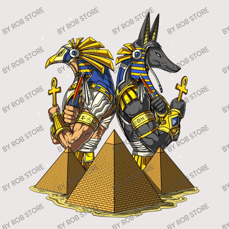 Egyptian Gods Anubis Ra Ankh Pyramids Mythology Pocket T-Shirt by Rob Store | Artistshot