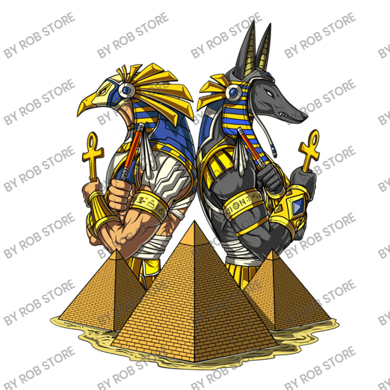 Egyptian Gods Anubis Ra Ankh Pyramids Mythology Zipper Hoodie by Rob Store | Artistshot