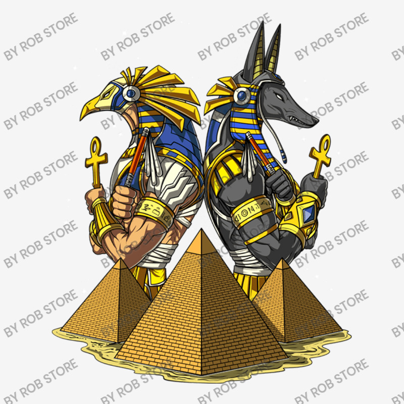 Egyptian Gods Anubis Ra Ankh Pyramids Mythology Classic T-shirt by Rob Store | Artistshot