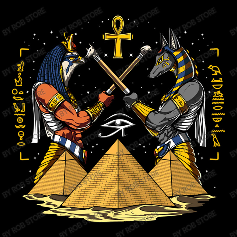 Egyptian God Anubis Horus Ancient Pyramids Ankh Adjustable Cap by Rob Store | Artistshot